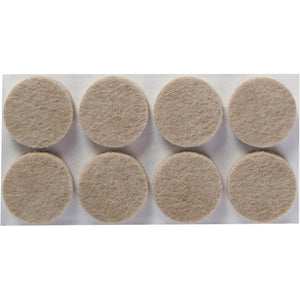 Scotch Felt Pads 32 PCS Beige, Felt Furniture Pads for Protecting Hardwood Floors, 1" Round, Easy-to-apply, Self-Stick design, Reliable protection from nicks, dents and scratches (SP802-NA)