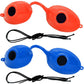 Super Sunnies UV Eye Protection FDA Compliant Eyeshields, Tanning Bed Goggles, Red Light Therapy Glasses w/Strap
