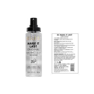 Milani Setting Spray + Primer, Make It Last Original - Natural Finish with Niacinamide for Hydration, Setting Spray for Makeup and Face Primer, 3-in-1 Prime + Hydrate + Set, 2.03 Fl. Oz