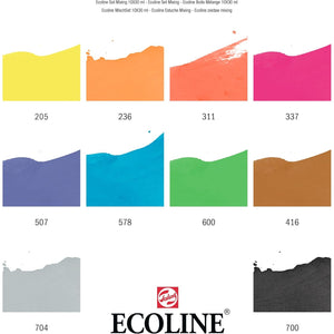 Ecoline Liquid Watercolour Mixing Set 10 x 30 ml (11259902)