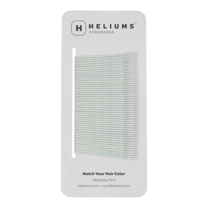 Heliums Bobby Pins - Auburn Red - 2 Inch Wavy Hair Pins, Color Matched for Redheads, 48 Count