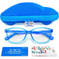 Blue Light Glasses for Kids Girls Boys with Cute Car Case, UV400 Protection, Anti Blue Ray Age3-12