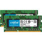 Crucial 4GB Single DDR3/DDR3L 1600 MT/S (PC3-12800) Unbuffered SODIMM 204-Pin Memory - CT51264BF160B