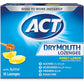 ACT Dry Mouth Lozenges With Xylitol, Sugar Free Honey-Lemon, 18 Count
