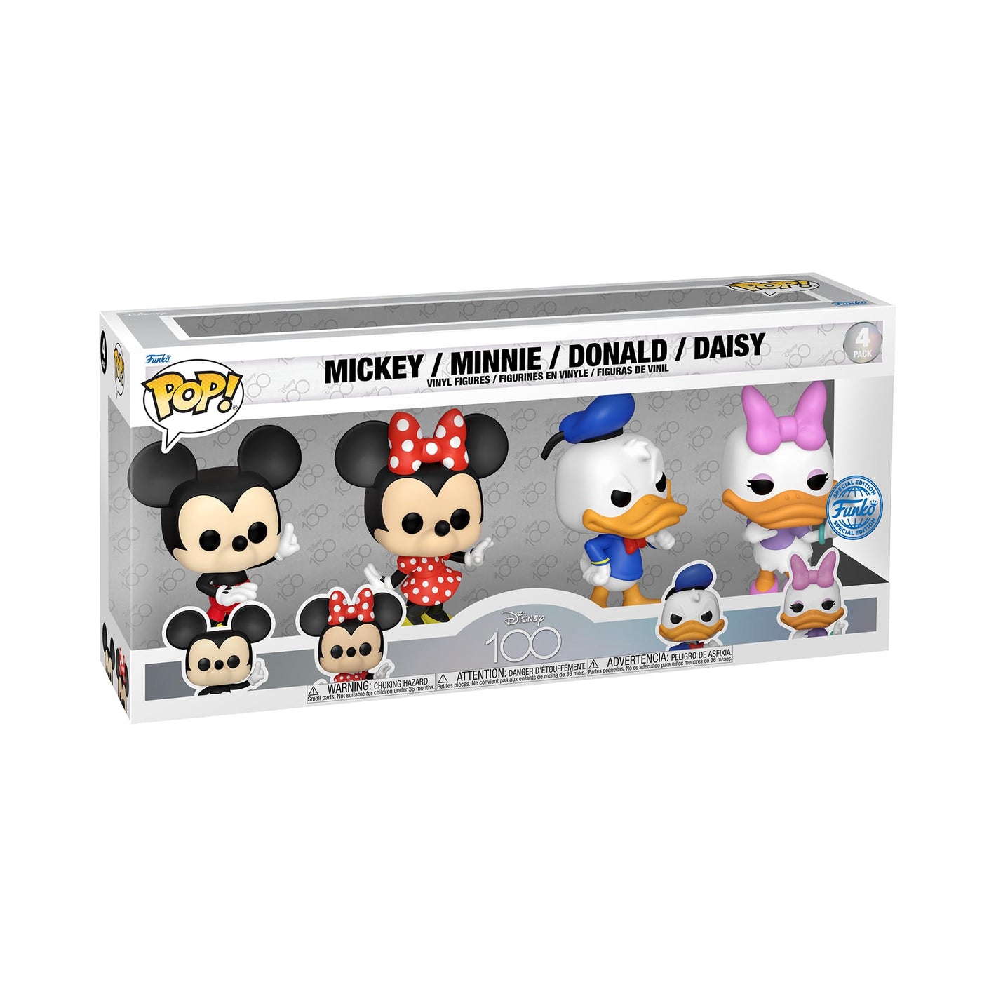 Buy now Funko Pop! Disney: Disney Classics 4PK - Daisy Duck - Vinyl Collectible Figure - Gift Idea - Official Merchandise - Toy for Children and Adults - Movies Fans - Model Figure for Collectors at indiglob india