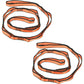 2pcs Nylon Daisy Chain 6 Loop Adjustable Multipurpose Strap Rope 25kN Strong Climbing Straps 43 Inches for Yoga Swing Yoga Hammock Trapeze Ceiling Anchors Daisy Chains