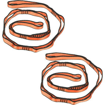 2pcs Nylon Daisy Chain 6 Loop Adjustable Multipurpose Strap Rope 25kN Strong Climbing Straps 43 Inches for Yoga Swing Yoga Hammock Trapeze Ceiling Anchors Daisy Chains