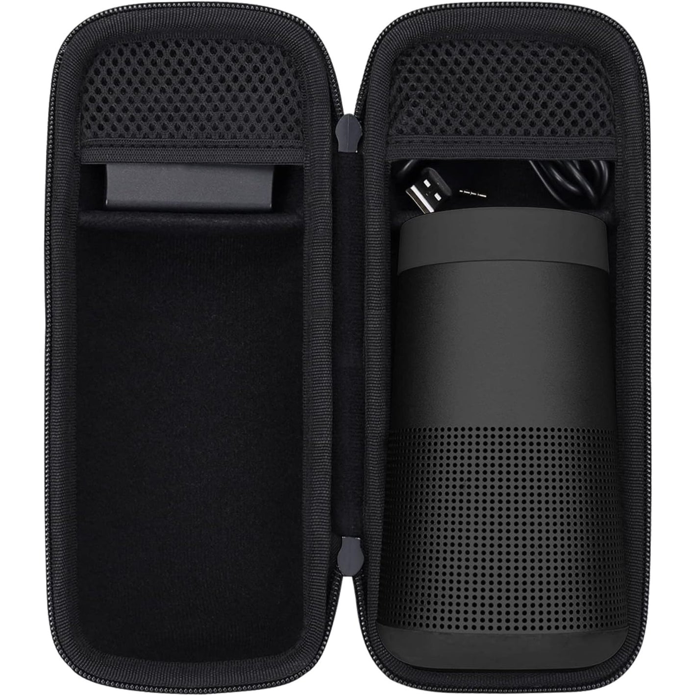 Buy now co2CREA Hard Case Replacement for Bose SoundLink Revolve Series II Portable Bluetooth Speaker, Black Case at indiglob india