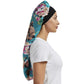 2 Pcs Silk Bonnet for Women Satin, Soft Elastic Band Silky Sleeping Cap Big Bonnets for Braids