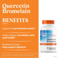 Doctor's Best Quercetin Bromelain, Immunity Support Capsule, Heart, Joint & Healthy Respiratory System, Non-GMO, Vegan, Gluten Free, Soy Free,180 VC