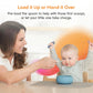 Buy now NumNum Baby Spoons Set, Baby Essentials Pre-Spoon GOOtensils for 6+ Months, First Stage Self-Feeding Spoons for Baby Led Weaning (BLW), Silicone Toddler Utensils, BPA-Free, 2 Pack Gray/Green at indiglob india