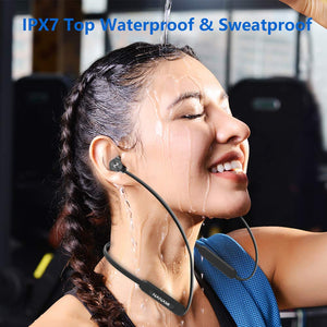 Buy now NANAMI Bluetooth Headphones Wireless Earbuds - Sports Magnetic Neckband Wireless Headsets, HiFi Stereo Deep Bass Updated Bluetooth 5.3 Earphones IPX7 Waterproof with Mic for Gym Running 24h Playtime at indiglob india