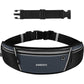 Running belt for Men Women with Extender Large Capacity Runner Waist Pack with 4 PocketsHiking Travel Camp Running Workout Belt BagReflective No Bounce Waist BagEasy Carry Large Phones black