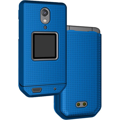 Nakedcellphone Case for CAT S22 Flip Phone, Slim Hard Shell Protector Cover - Red