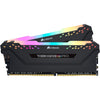 CORSAIR Vengeance RGB PRO DDR4 RAM 32GB (2x16GB) 3200MHz CL16-20-20-38 1.35V Intel AMD Desktop Computer Memory - Black (CMW16GX4M2C3200C16) - Black