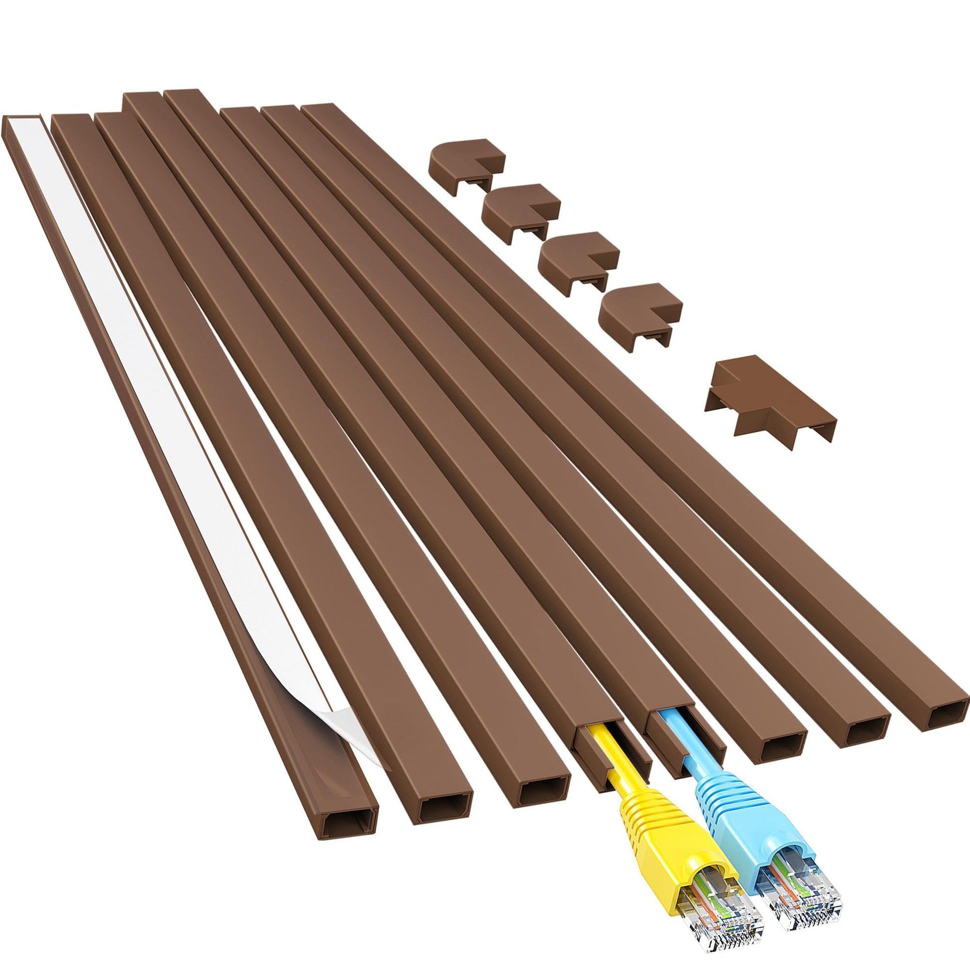 Buy now Yecaye Cord Hider, 113in One-Cord Cable Concealer, Cord Covers for Wires on Wall, Easy Install Cable Management Kit for 2 Small Wires, Cables Raceway Home Office, W0.59in H0.4in, White at indiglob india