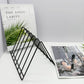 Buy now File Organizer-Metal Newspaper Holder-Magazine File Storage-Desktop Storage Book Rack-File Folder Holders-Office Products(Black at indiglob india
