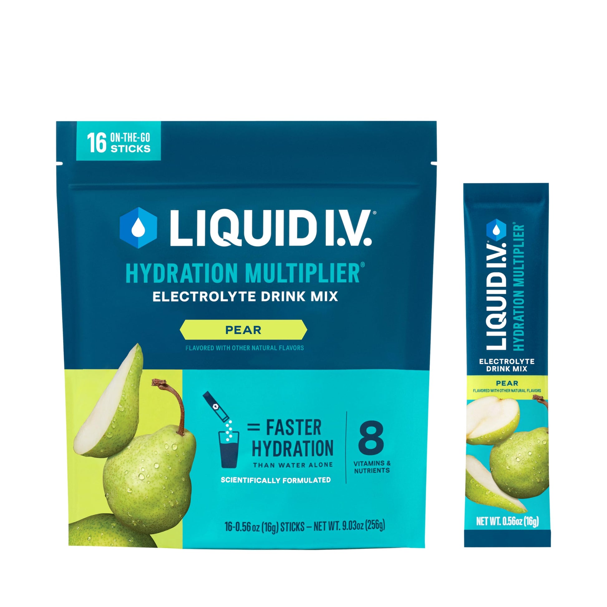 Buy now Liquid I.V.® Hydration Multiplier - Lemon Lime | Electrolyte Powder Drink Mix | 1 Pack (16 Servings) at indiglob india