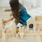 Buy now Melissa & Doug Standard Unit Solid-Wood Building Blocks With Wooden Storage Tray (60 pcs) at indiglob india