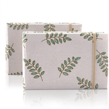 2PACK 4x6 Photo Album, 4x6 100 Pockets Linen Cover Photobook Small Capacity Pictures Book Easy to Classify and Portable for Wedding Family Baby Vacation (Blue)