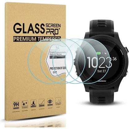 4-Pack for Garmin Forerunner 935 Screen Protector, 2.5D 9H Hardness Ultra-Thin Tempered Glass Screen Protective Film [Anti-Scratch]