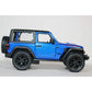 KiNSMART - Jeep Wrangler Rubicon Off Road 4x4 5 inch 1:34 Scale Die Cast Model Replica Toy Car (Blue Hardtop)
