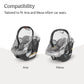 Buy now UPPAbaby Rain Shield for Mesa and Aria Infant Car Seat Carriers - Waterproof and Windproof Coverage - Ventilated Design - Quick Attachment at indiglob india