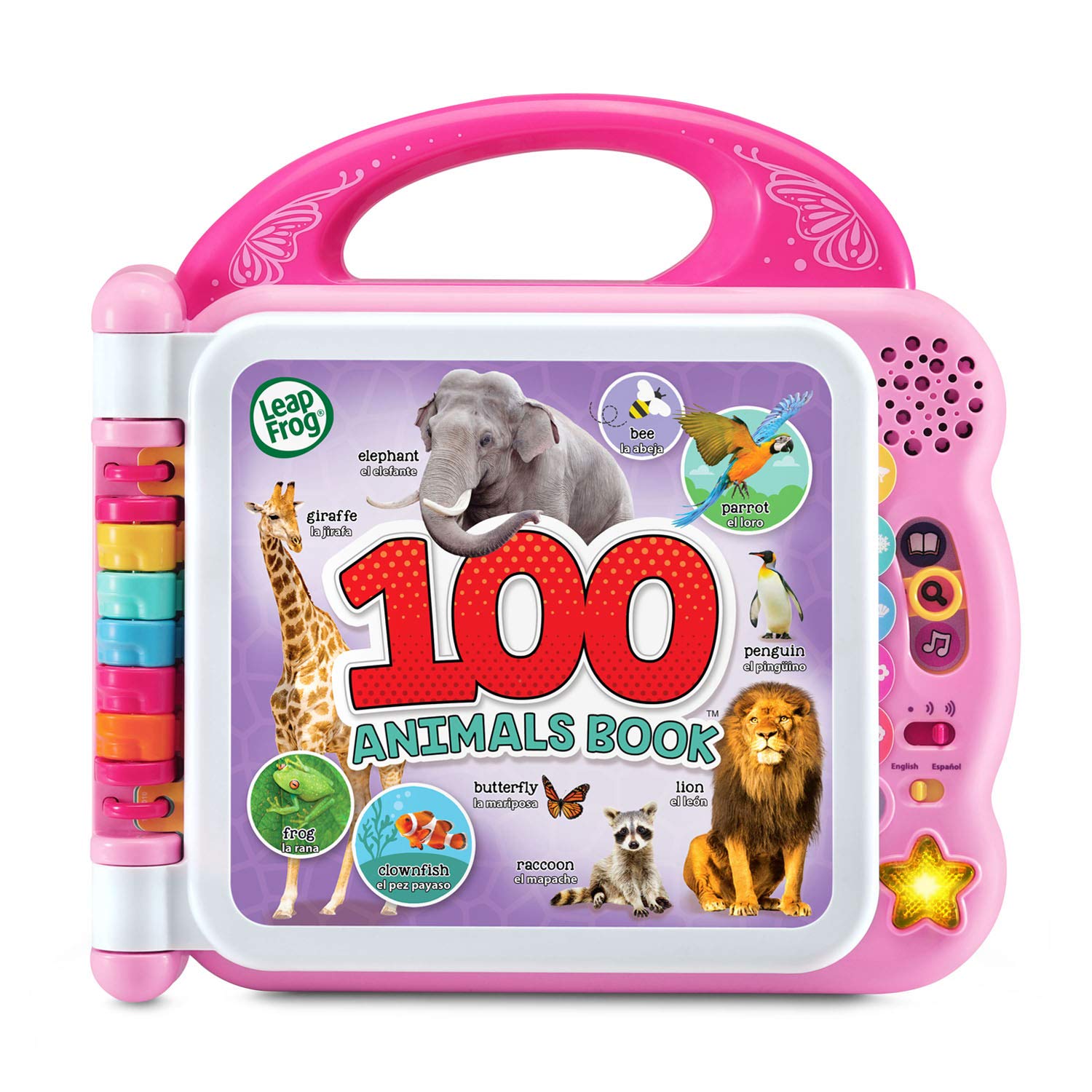 Buy now LeapFrog Learning Friends 100 Words Book, Green Animals, Pink Frustration Free Packaging at indiglob india