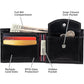 Tommy Hilfiger Men's Leather Slim Bifold Wallet with Coin Pocket