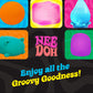 Buy now Schylling NeeDoh Teenie Gobs of Globs - Sensory Squeeze Toy - Contains 18 Mini Groovy Globs - 1.25" Wide - Multicolored at indiglob india