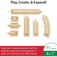 BRIO World Expansion Pack Beginner - 11-Piece Wooden Train Track Set - Compatible with All Railway Sets - FSC-Certified Wooden Tracks - Enhances Cognitive Skills - Durable & Safe - Ages 3 & Up