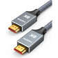 Capshi 2ft 8K 4K@120Hz HDMI Cable 2.1, 48Gbps High Speed Cord for PS5/4, TV, Gaming Console, Monitor, 8K@60Hz, 2K@240Hz, 144Hz, Support HDR, eARC, DTS:X, HDCP 2.2 & 2.3, Braided, Grey