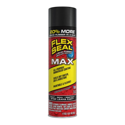Buy now Flex Seal, 14 oz, Clear, Stop Leaks Instantly, Transparent Waterproof Rubber Spray On Sealant Coating, Perfect for Gutters, Wood, RV, Campers, Roof Repair, Skylights, Windows, and More Black 17 oz (Pack of 1) at indiglob india
