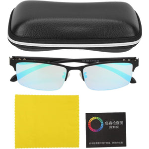 ZJchao Color Blind Glasses, Red Green Color Blindness Glasses, High Permeability Colorblind Correcting Glasses with Storage Box