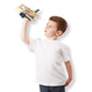 Buy now Melissa & Doug Wooden Airplane Play Set with 4 Play Figures and 4 Suitcases at indiglob india
