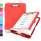 Buy now Sooez Clipboard with Storage, Clip Board 8.5 x 11 with Pen Holder, Plastic Organization Case Box for Letter Legal A4 Size Paper, Low Profile Clip, Nurses Teachers Must Haves, School & Office Supplies at indiglob india