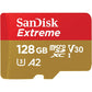 SanDisk 1TB Extreme microSDXC UHS-I Memory Card with Adapter - Up to 190MB/s, C10, U3, V30, 4K, 5K, A2, Micro SD Card- SDSQXAV-1T00-GN6MA, Gold/Red
