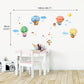 Buy now DECOWALL DA-1406B Animal Hot Air Balloons Kids Wall Stickers Wall Decals Peel and Stick Removable Wall Stickers for Kids Nursery Bedroom Living Room décor at indiglob india