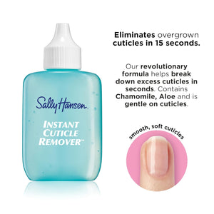 Sally Hansen Instant Cuticle Remover™, Nail Treatment, Fast Drying, Contains Aloe and Chamomile