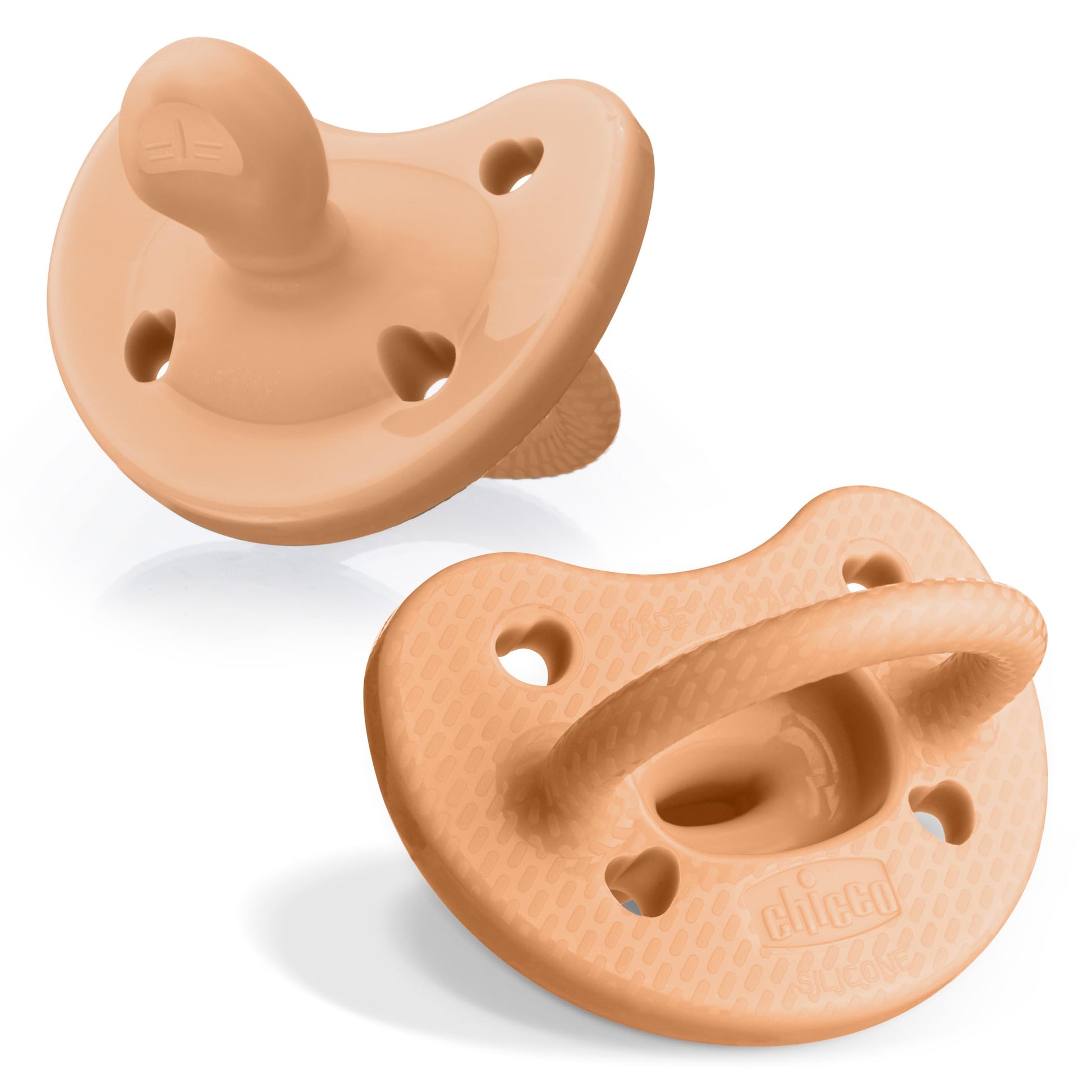 Buy now Chicco PhysioForma Silicone Orthodontic Pacifier, 0-6m | 100% Soft Silicone | Supports Breathing & Oral Development | Satin-Textured Nipple | Includes Sterilizing Case | BPA Free | Blue/Green, 2pk 6 to 16 months Cantaloupe Two Pack oz. at indiglob india