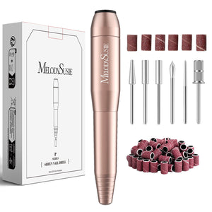Buy now MelodySusie Pen-Shaped Portable USB Nail Drill, PC120I 20000RPM Electric Nail File with Compact Design for All Nail Care, Manicure Polishing, Shaping & Gel Removal at Home for Beginners at indiglob india