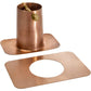 Monarch Rain Chains Pure Copper Gutter Adapter for Rain Chain Installation