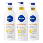 Buy now NIVEA Sheer Hydration Skin Firming Body Lotion with Q10 and Vitamin C, 72-Hour Body Moisturizer for Normal to Dry Skin, 16.9 Fl Oz Pump Bottle, Pack of 3 at indiglob india