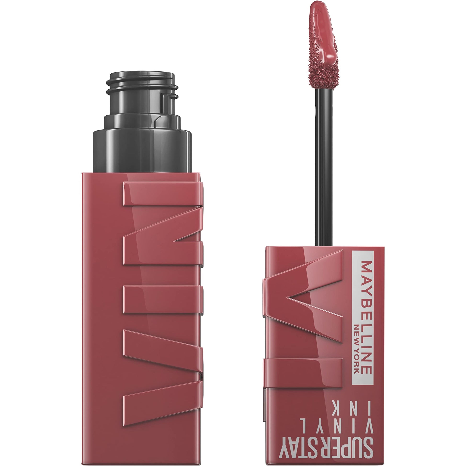 Buy now Maybelline Super Stay Vinyl Ink Longwear No-Budge Liquid Lipcolor Makeup, Highly Pigmented Color and Instant Shine, Cheeky, Rose Nude Lipstick, 0.14 fl oz, 1 Count at indiglob india