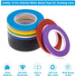 cridoz 15 Rolls 1/8 Whiteboard Thin Tape Pinstripe Art Tape Dry Erase Board Grid Tape Lines Pinstriping Electrical Marking Tape, Assorted Colors - My Store
