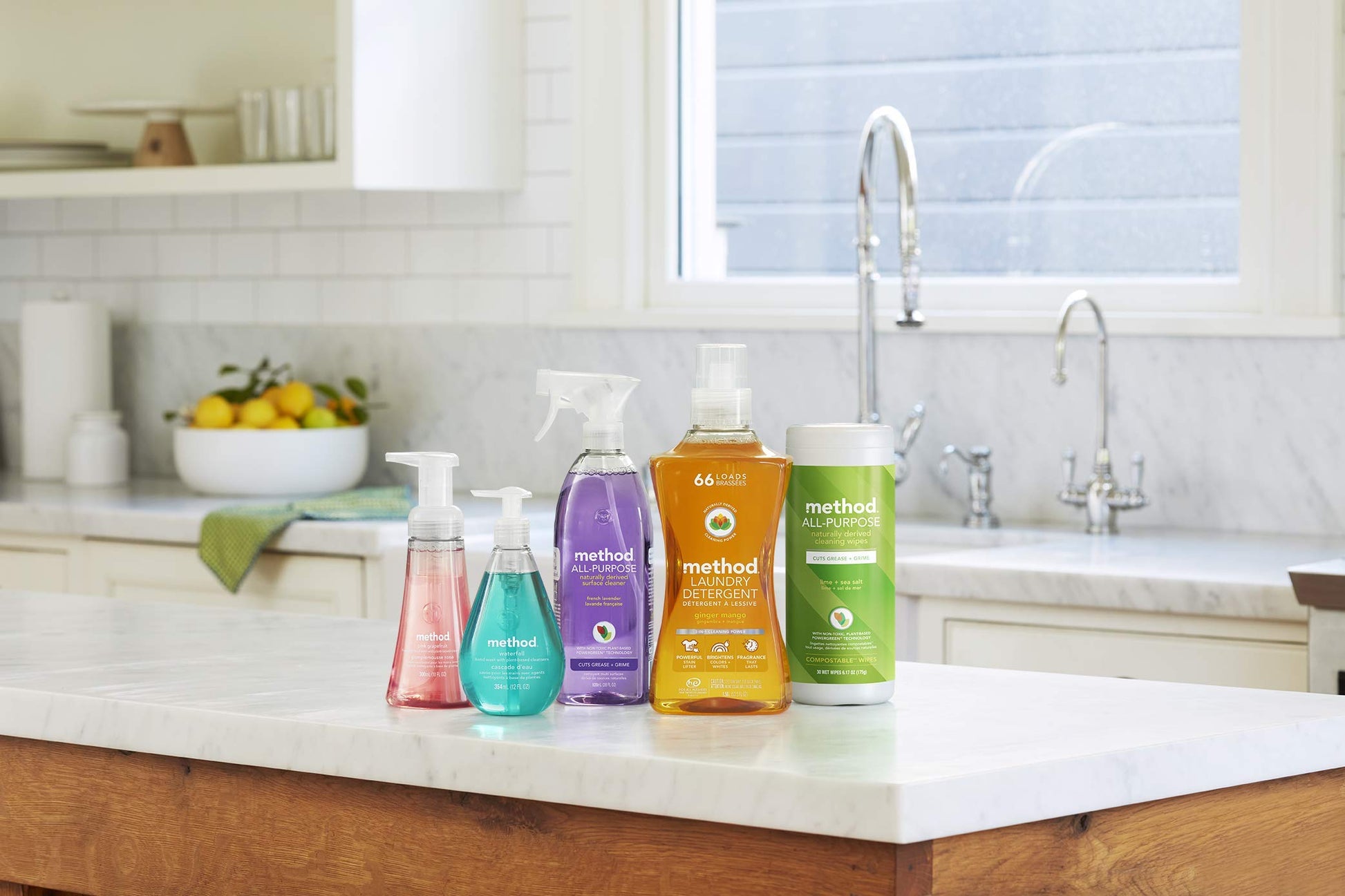 Buy now Method All-Purpose Cleaner, Pink Grapefruit, Perfect for Most Counters, Tiles, Stone, and More, 28 oz spray bottle at indiglob india
