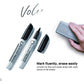 Volcanics Black Dry Erase Markers Low Odor Fine Whiteboard Markers Thin Box of 30
