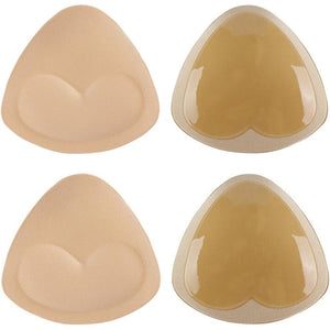 Buy now SERMICLE Self-Adhesive Bra Pads inserts, Removeable Silicone Triangle Push Up Pads at indiglob india
