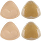 Buy now SERMICLE Self-Adhesive Bra Pads inserts, Removeable Silicone Triangle Push Up Pads One fit all Beige at indiglob india