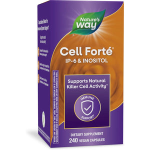 Nature's Way Cell Forté IP-6 & Inositol Immune Support Supplement with Calcium, Phosphorus, and Magnesium*, Gluten-Free, Vegan, 240 Capsules (Packaging May Vary)